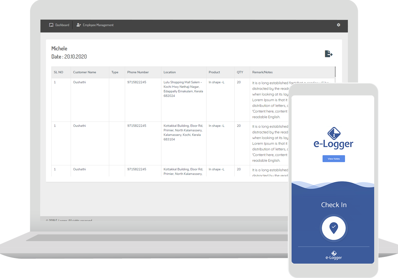 Dashboard-E Logger