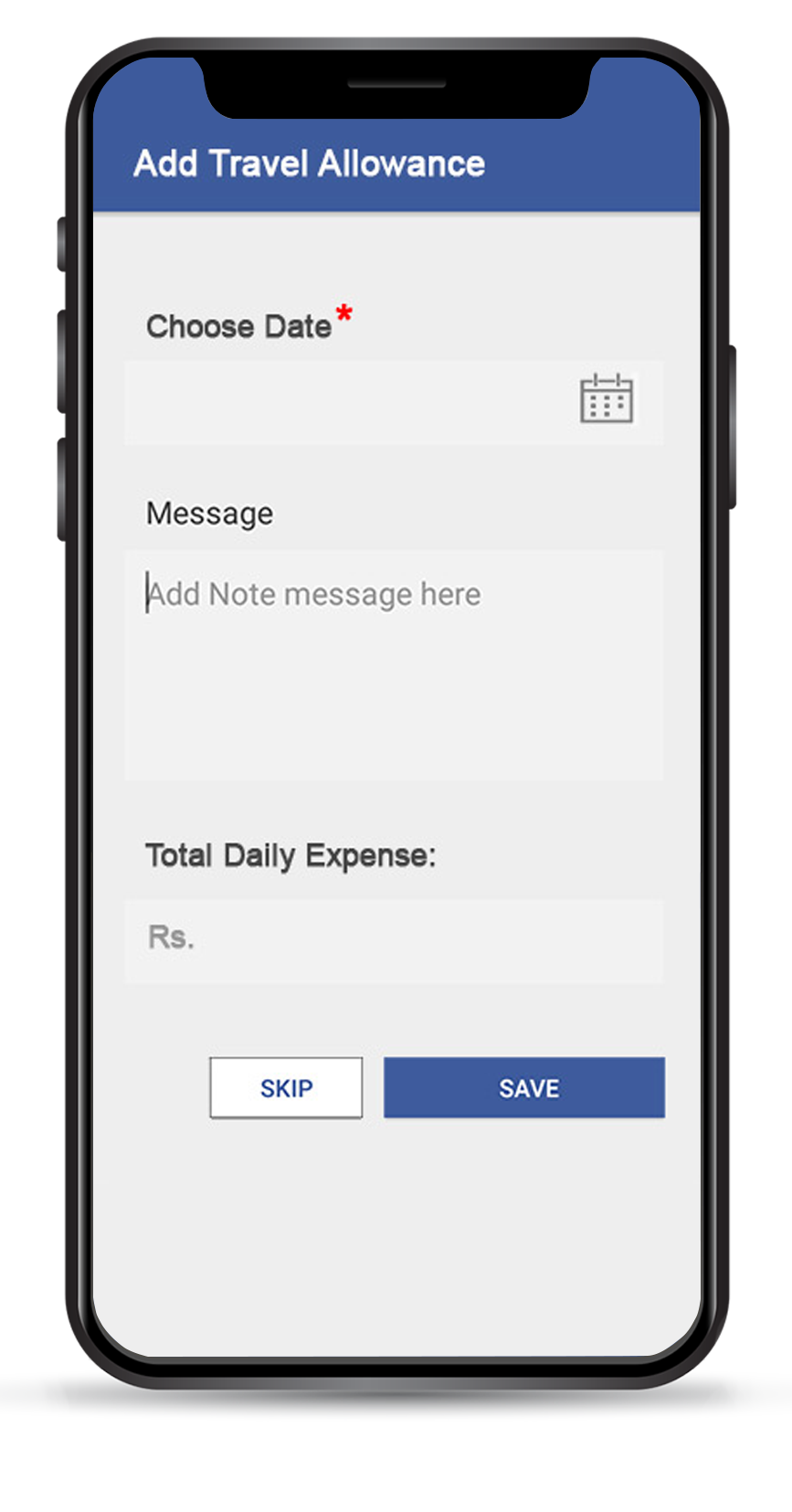 Daily Expense - E Logger Field Force Management